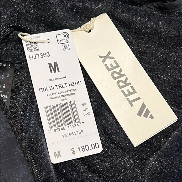 TECHROCK ULTRALIGHT 1/2-ZIP HOODED FLEECE JACKETSIZE M